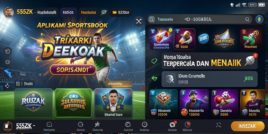 Tampilan screenshot gameplay 555ZK yang menarik dan dinamis.