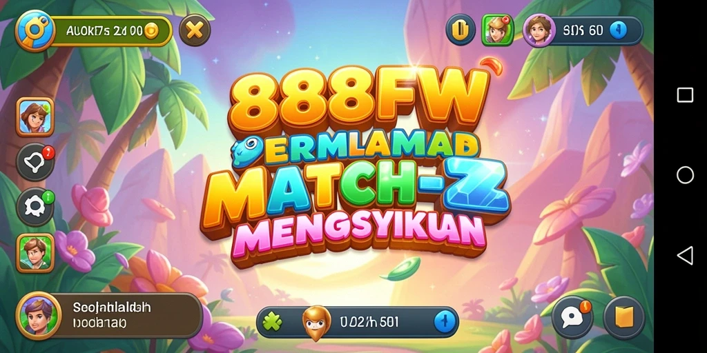 Tangkap momen seru menaklukkan tantangan Match-3 di 888FW.