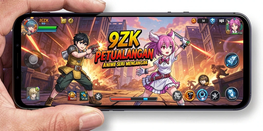 Tampilan gameplay 9ZK yang menakjubkan dalam pertempuran Anime.