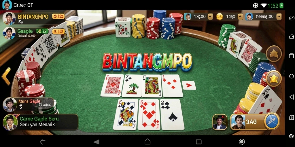 Tampilan gameplay BINTANGMPO yang seru dan interaktif.