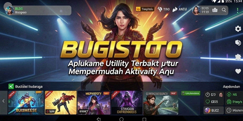 Screenshot BUGISTOTO menampilkan fitur pengelolaan tugas yang intuitif.