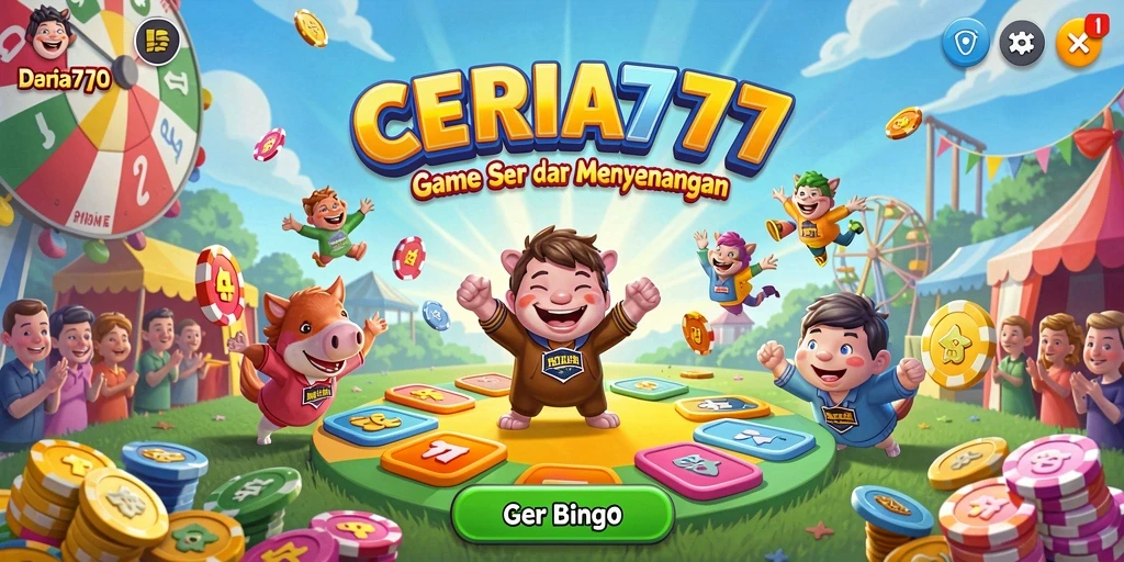 Tampilan gameplay seru dari CERIA777 yang mengasyikkan.