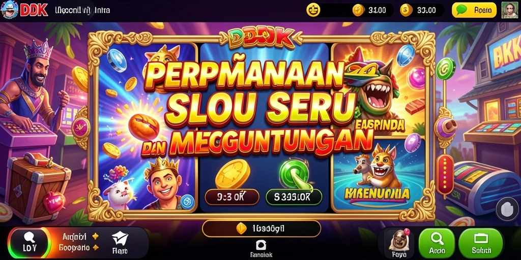 Tampilan gameplay DKK yang menarik dan penuh aksi.