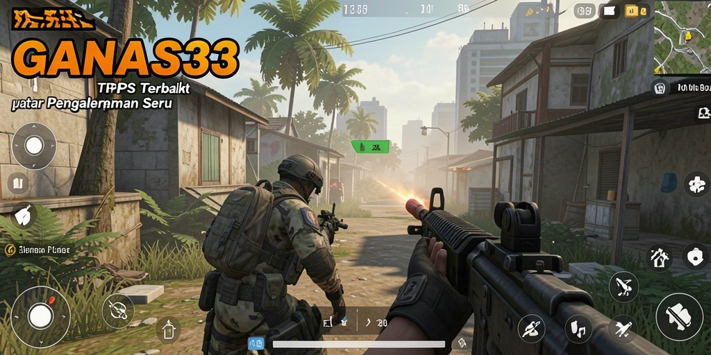 Screenshot gameplay seru dari GANAS33 dengan aksi mendebarkan.