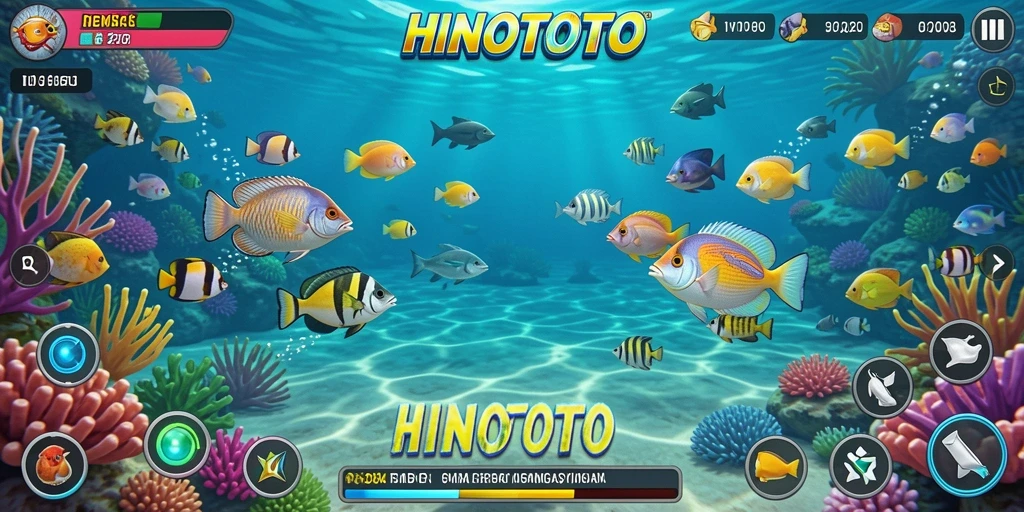 Tampilan gameplay HINOTOTO yang seru dan penuh warna.