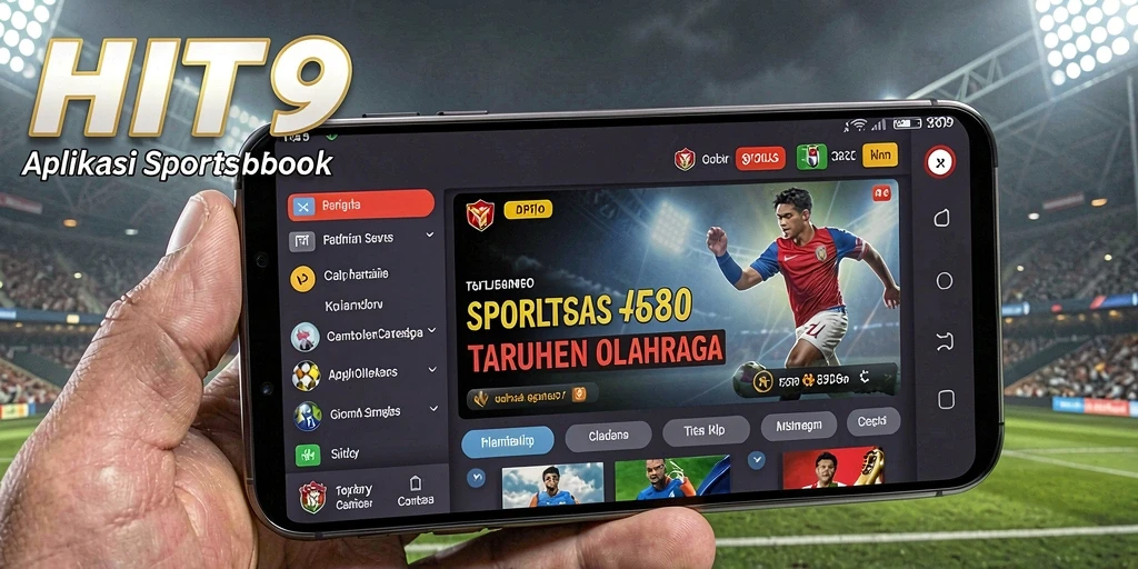 Tampilan menarik dari gameplay aplikasi Sportsbook HIT9.