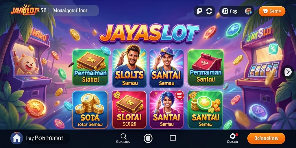 Menampilkan gameplay seru dari JAYASLOT dengan grafis menarik.
