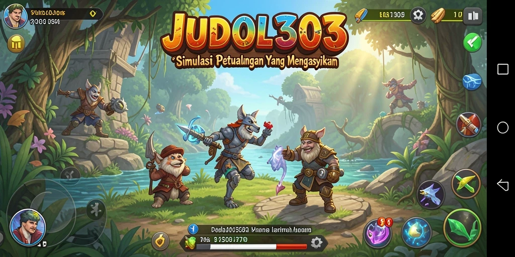 Tangkapan layar gameplay JUDOL303 menampilkan petualangan seru dalam simulasi.