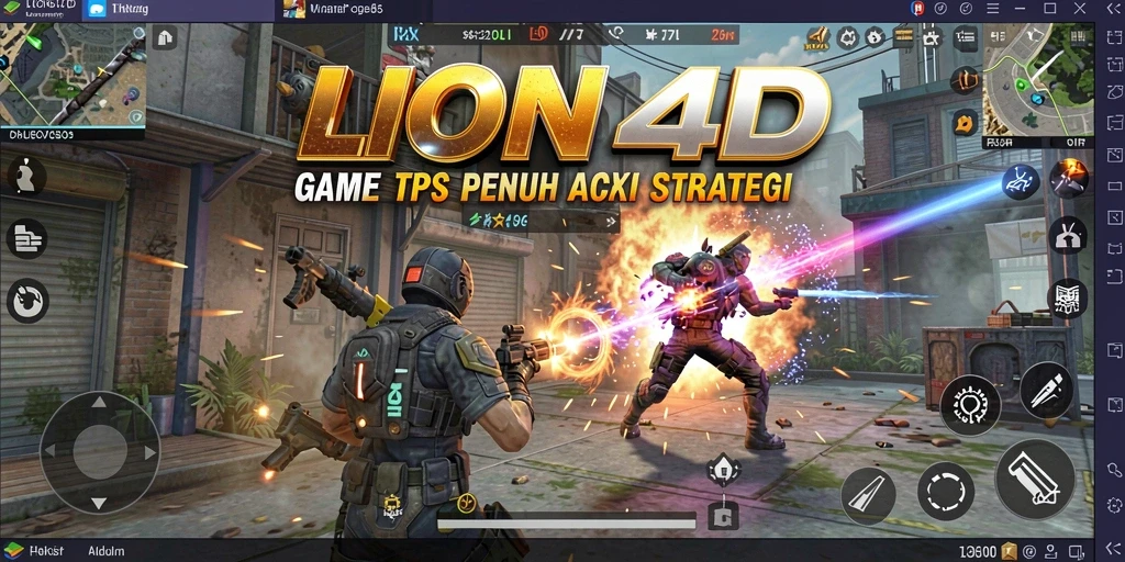 Gameplay seru LION4D dengan aksi TPS yang menegangkan.