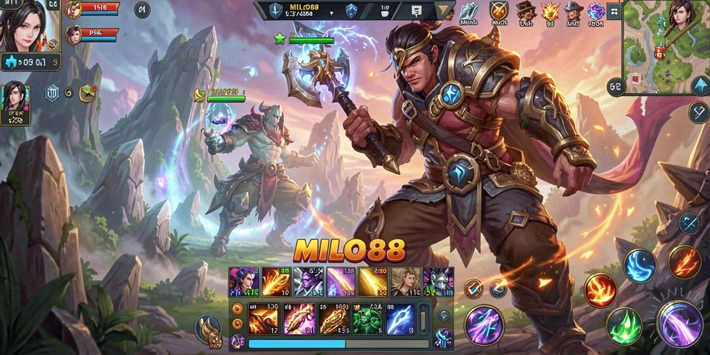 Screenshot gameplay menarik dari <strong>MILO88</strong> dalam dunia MMORPG.