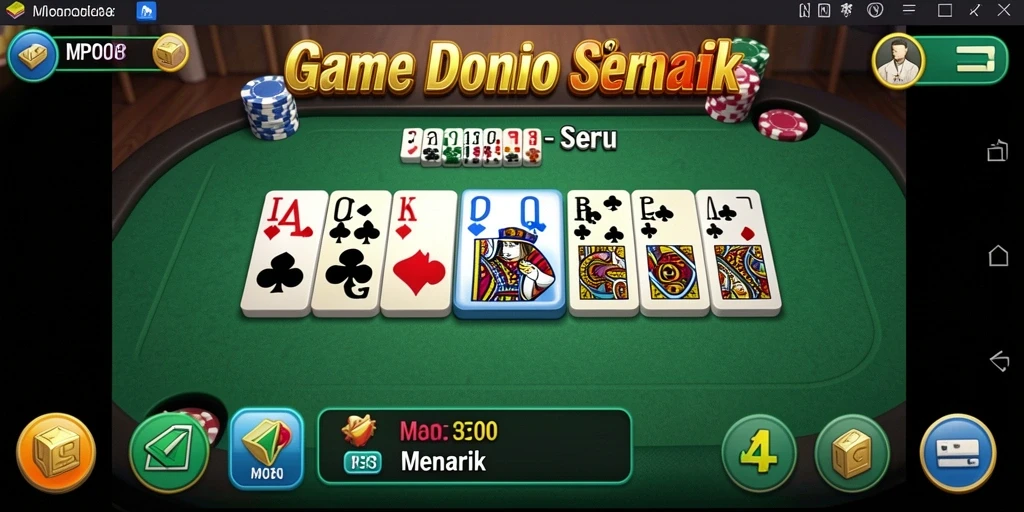 Gameplay seru dan menantang di MPO08, permainan Domino terbaik.