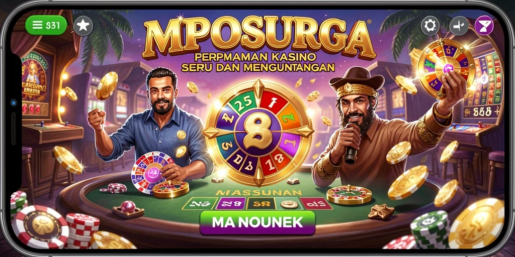 Screenshot menunjukkan gameplay seru dan interaktif MPOSURGA.