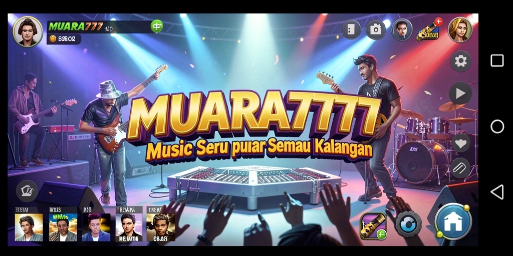 Tampilan gameplay seru di MUARA777 dengan komunitas musik aktif.