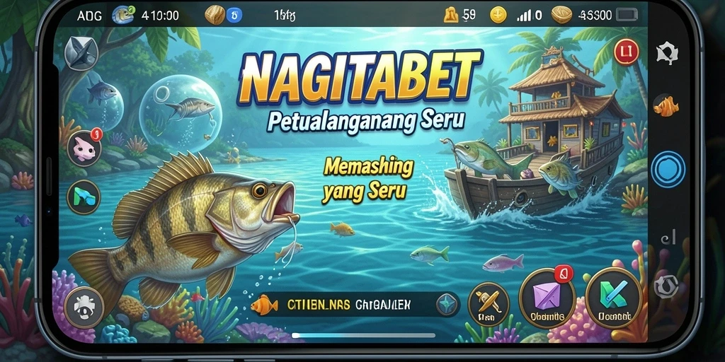 Tangkapan ikan besar dalam gameplay NAGITABET yang seru.