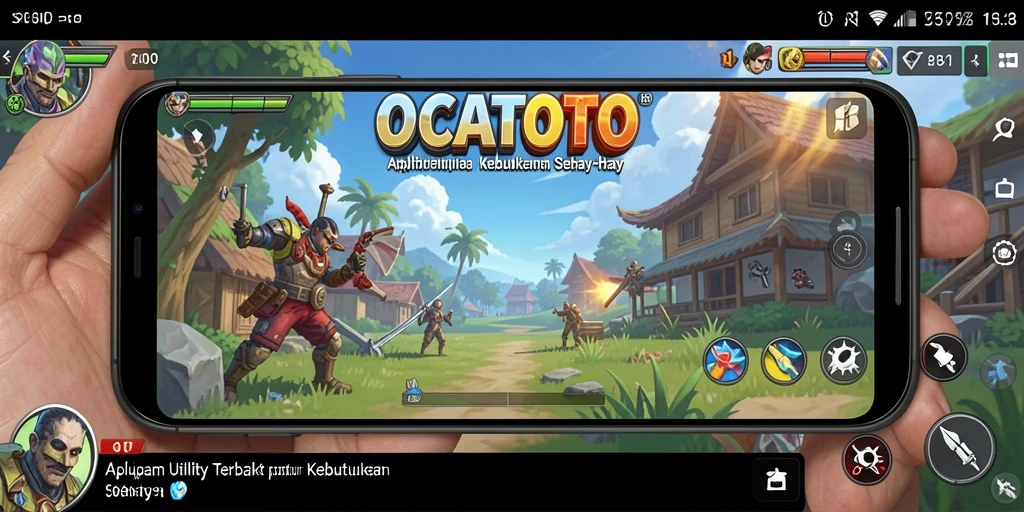 Tampilan antarmuka OCATOTO yang modern dan fungsional.