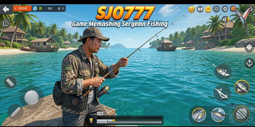 Tampilan gameplay SJO777 yang menarik dan penuh aksi memancing.