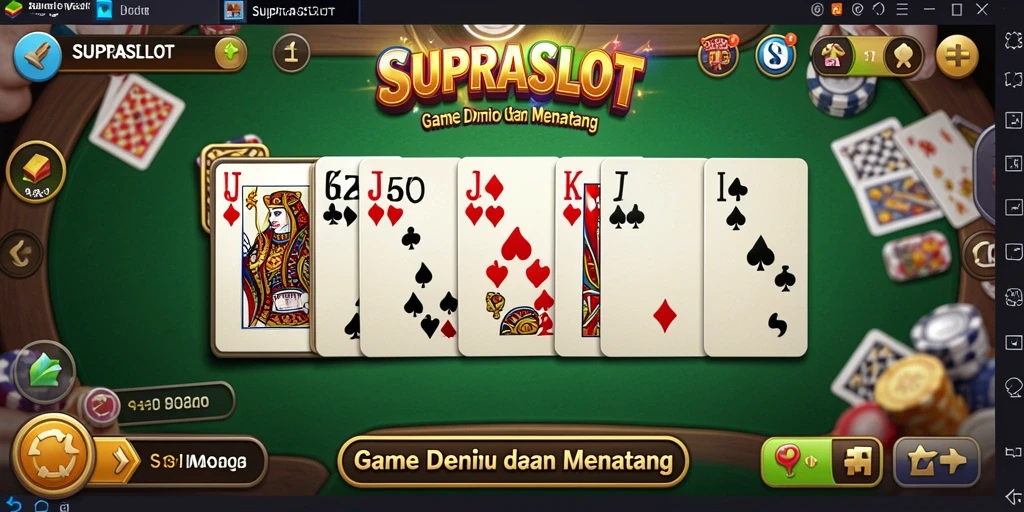 Tampilan gameplay seru di SUPRASLOT dengan pemain yang berkompetisi.