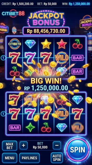 Antarmuka aplikasi citibet88 yang mudah digunakan dan menarik.